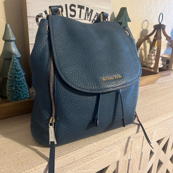 Michael Kors Blue Women's Backpack - Picture 2 of 6